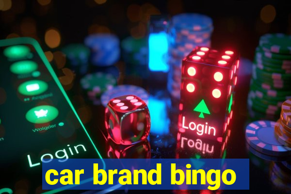 car brand bingo